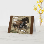 「ハッピーバースデー」カード カード (黄色い花)