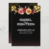 ハッピーバースデー・カード – Lovの完全なお祝い 招待状 (正面/裏面)