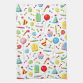 ハッピーバースデー キッチンタオル (縦)