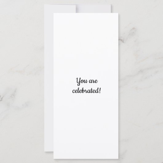 ハッピーバースデー キャロル カード (裏面)