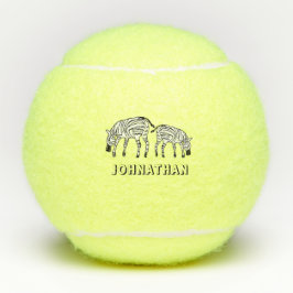 ハッピーバースデー、キュートなケニヤゼブラステニスボール テニスボール