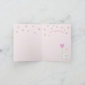 ハッピーバースデー!キュートラビットガールズ誕生日 カード (内部)