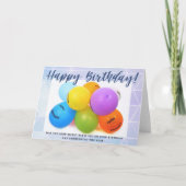 ハッピーバースデー!キリスト教のメッセージで カード (正面)