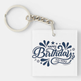 ハッピーバースデー- キーホルダー