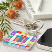 ハッピーバースデー キーホルダー (正面右)