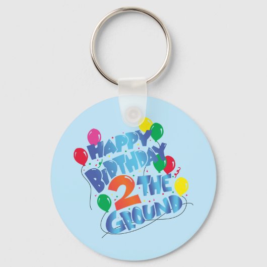 ハッピーバースデー キーホルダー (正面)