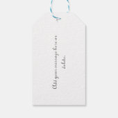 ハッピーバースデー ギフトタグ (裏面)