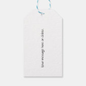 ハッピーバースデー! ギフトタグ (裏面)