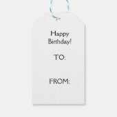 ハッピーバースデー ギフトタグ (裏面)