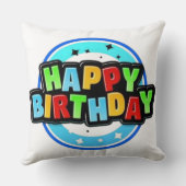 ハッピーバースデー クッション (裏面)
