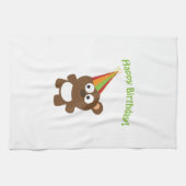 ハッピーバースデー!クマ キッチンタオル (横)