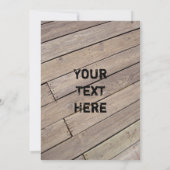 ハッピーバースデー!クリおもしろいスマス招待状 招待状 (裏面)