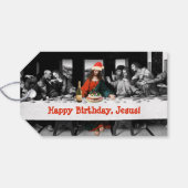 ハッピーバースデー!クリスマスおもしろい ギフトタグ (裏面横)