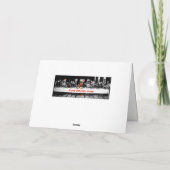 ハッピーバースデー!クリスマスおもしろい シーズンカード (裏面)