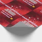 ハッピーバースデー!クリスマスでよかった ラッピングペーパー (角)