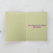 ハッピーバースデー – グリーティングカード (内部)