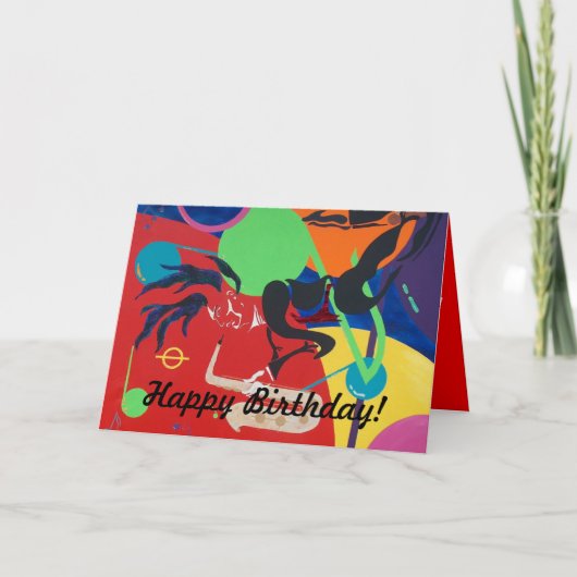 ハッピーバースデー!グリーティングカード カード (正面)