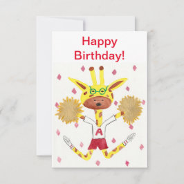 ハッピーバースデー!グリーティングカード. サンキューカード