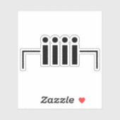 ハッピーバースデー[ケーキ] 日本の Emoticon シール (シート)