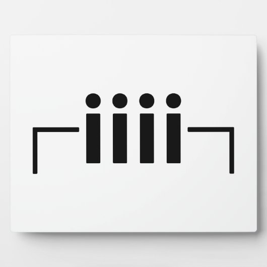 ハッピーバースデー[ケーキ] 日本の Emoticon フォトプラーク (正面)