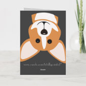 ハッピーバースデー!コルギレディグレイ カード (裏面)