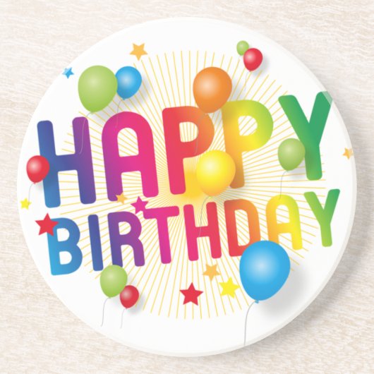 ハッピーバースデー コースター (正面)