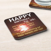 ハッピーバースデー コースター (左側)