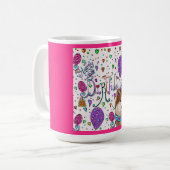 ハッピーバースデー コーヒーマグカップ (正面左)