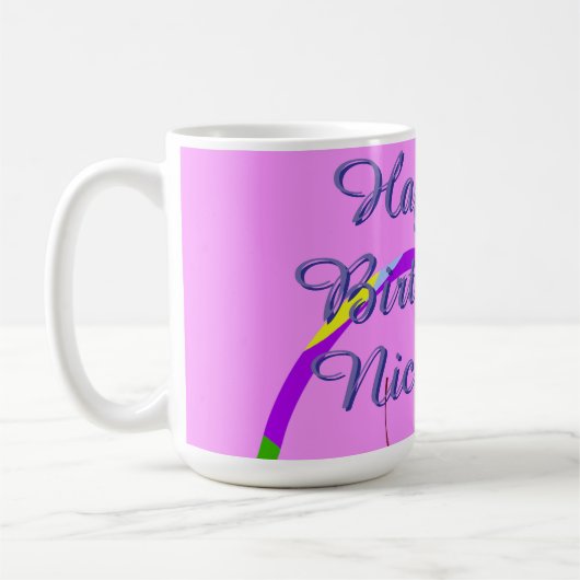 ハッピーバースデー コーヒーマグカップ (左)