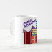 ハッピーバースデー コーヒーマグカップ (正面左)