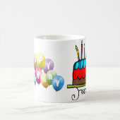 ハッピーバースデー コーヒーマグカップ (中央)