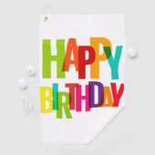 ハッピーバースデー ゴルフタオル (インサイチュ)
