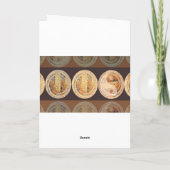 ハッピーバースデー – ゴールデンフレームコイン2010 カード (裏面)