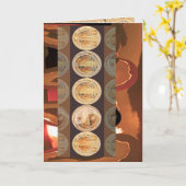 ハッピーバースデー – ゴールデンフレームコイン2010 カード (黄色い花)