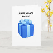 ハッピーバースデー!サプライズ推測の中身は何か? カード (黄色い花)