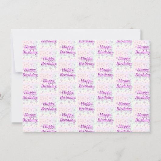 ハッピーバースデー!! サンキューカード (正面)