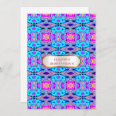 ハッピーバースデー サンキューカード (正面/裏面)