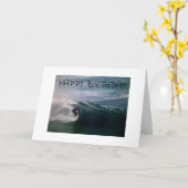 ハッピーバースデー****サーファー**** カード (黄色い花)