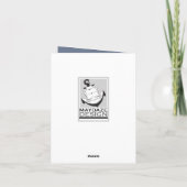 ハッピーバースデー（シルエット） カード (裏面)