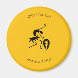 ハッピーバースデー、シルエ素晴らしットダンサー マグネット