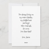 ハッピーバースデー シーズンカード (裏面)