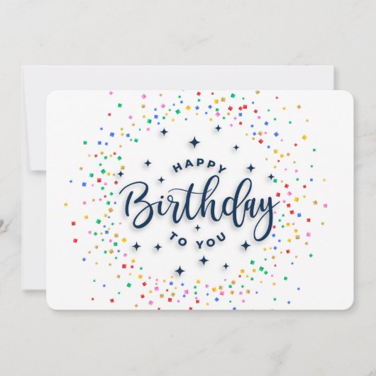 ハッピーバースデー シーズンカード (正面)