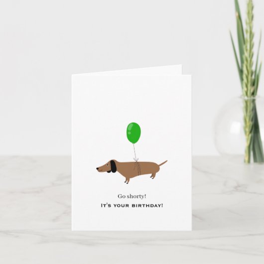 ハッピーバースデー! シーズンカード (正面)