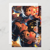 ハッピーバースデー シーズンカード (正面/裏面)