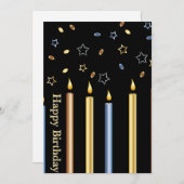 ハッピーバースデー シーズンカード (正面/裏面)