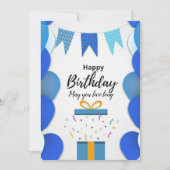 ハッピーバースデー シーズンカード (正面)