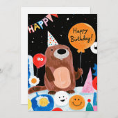 ハッピーバースデー シーズンカード (正面/裏面)