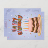 ハッピーバースデー シーズンポストカード (正面/裏面)