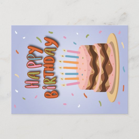 ハッピーバースデー シーズンポストカード (正面)