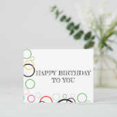 ハッピーバースデー シーズンポストカード (スタンド正面)